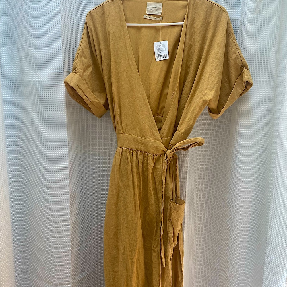 Urban outfitters midi wrap dress